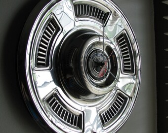 1967 Chevy Chevelle Hubcap Clock No 2613
