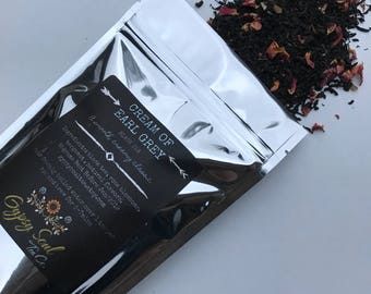 Cream Of Earl Grey Black Tea High Grade All Natural Loose Leaf Tea