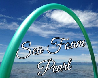 Sea Foam Pearl Colored 3/4" OR 5/8" PolyPro Hula Hoop - You pick the size - by Colorado Hula Hoops