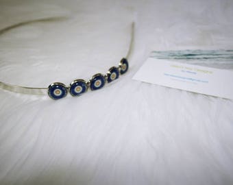 Blue Mandala Headband 2