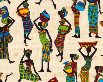 African Women Fabric 