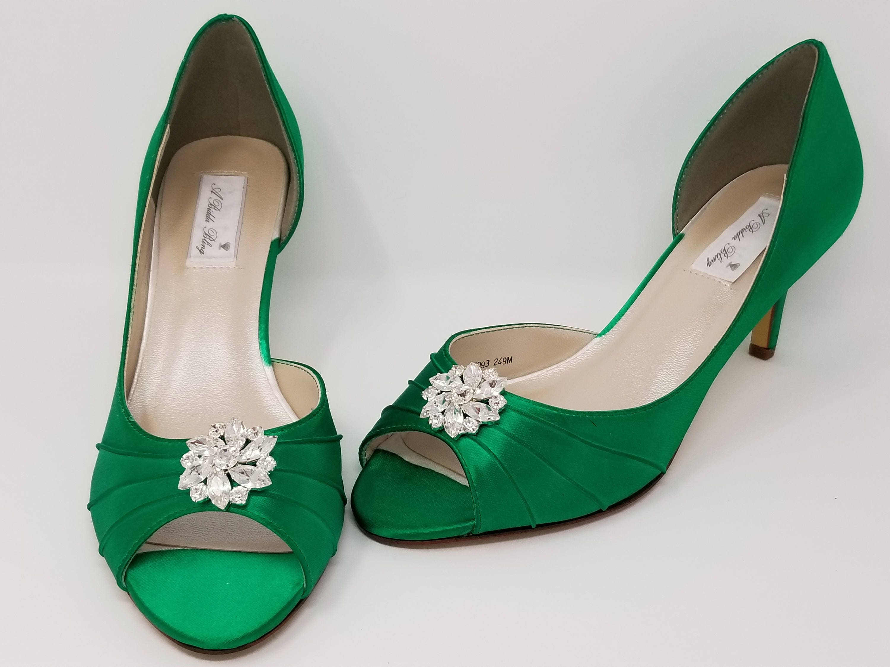 Emerald Green Bridal Shoes Emerald Green Wedding Shoes with
