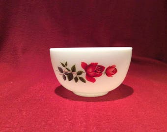 Pyrex JAJ June Rose Sugar Bowl circa 1960