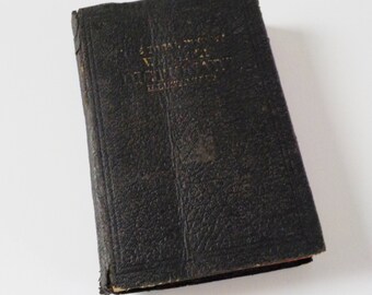 Vintage Websters Dictionary • Vintage 1941 The Ideal Pocket Websters Dictionary