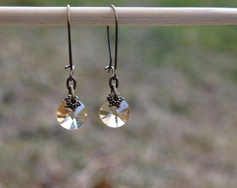Simple Everyday Dangle Earrings, Gift for Her, Boho Chic Vintage Style Jewelry, Gift Ideas for her, Bridesmaid earrings, Mothers day gifts