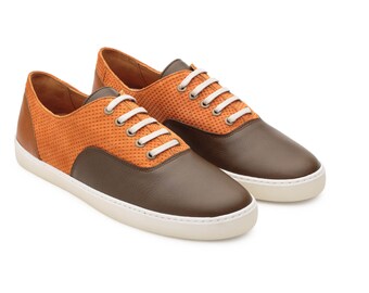 Sneakers Canvas, Saddle Sneakers, Colorful Shoes Men, Leather Sneakers, Customised Shoes, Genuine Sneakers, Schuhe, Flexible Sole Shoes