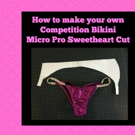 Competition Bikini Micro Pro Sweetheart Pattern and