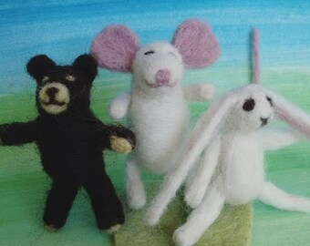 Blythedoll Teddy - scale 1:8 - Needle felted 100% wool