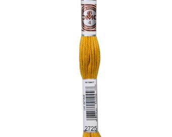 Cotton DMC 89 plied 2725 wheat yellow canvas