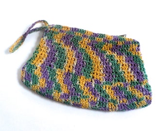 Vintage Hand-Crocheted Clutch