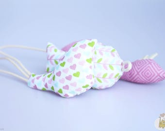 cat-toy with catnip (mouse, bird or fish)