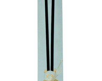 Children's knitting needles from Ebony, length 21 cm
