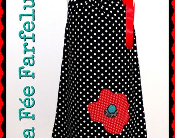 Dress * poppy * Ribbon 2-10 years