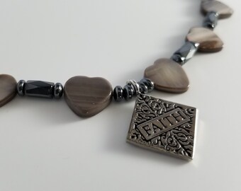 Faith Pendant Magnetic Necklace