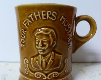 Vintage Mens Moustache Cup Mustache Mug Vintage Japan