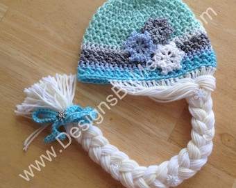 Ice Queen Crochet Hat Pattern