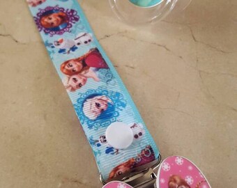 Pacifier and pacifier "snow Queen"