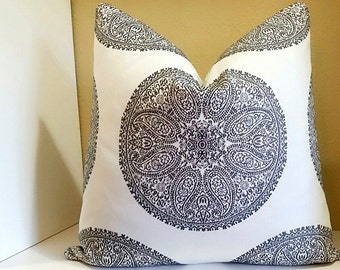 Robert Allen Pillow Cover - Medallion Pillow Cover - Pillow Cover - All sizes available - Select your size during checkout