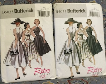 Butterick 50s dress pattern size 6-12