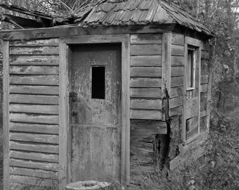 Outhouse on 1800's Farm