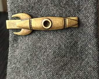 Gift Ideas for Geeks - Rocket Tie Clip - Mens Stocking Stuffer - Tie Clips Men - Missile Tie Clip - Space Tie Clip