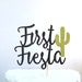 First Fiesta Cake topper/ Taco Bout a Party cake topper/ Twosday cake topper/ Cinco de Mayo cake topper