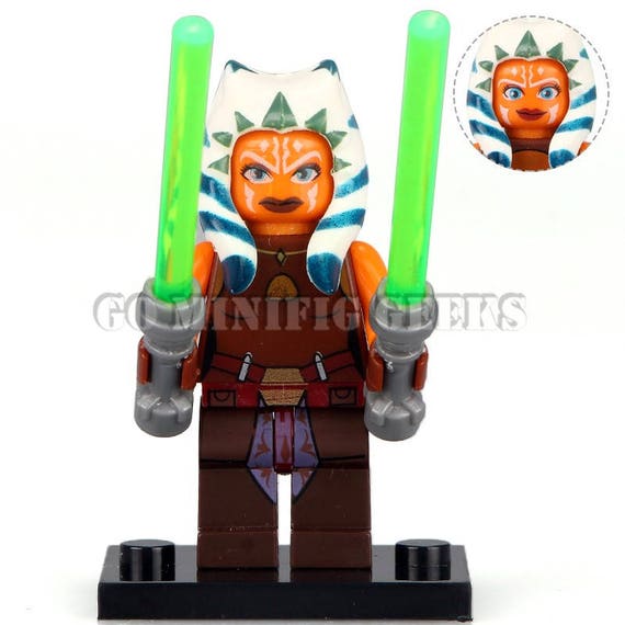 Custom Ahsoka Minifigure Star Wars Fits Lego UK Seller