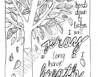 Pray Without Ceasing Coloring Page Coloring Pages