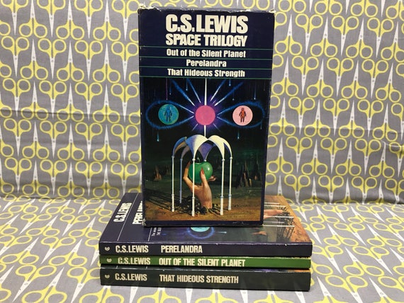Space Trilogy by CS Lewis Paperback Book Box Set Out of the