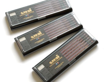 Mitsubishi Writing & Drawing Pencils Uni 12 Pencil Set Dozen 2B 2H 3B 3H 4B 4H 5B 5H 6B 6H 7H 8H 9H B F H HB