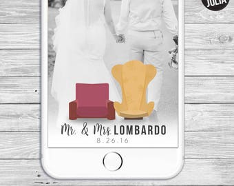 Our Greatest Adventure / Snapchat Filter / Disney Wedding / Disney UP / UP Themed Wedding / Adventure / Travel / Customized / Carl & Ellie