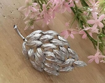 VINTAGE brooch - Autumn leaf