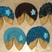 50 BLUE STAR Fortune Cookies, Graduation, Achievement, Cap and Scroll, Congratulations Gift