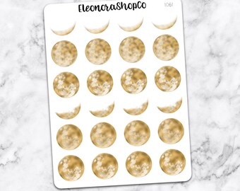 MOON Phases Stickers — 1061