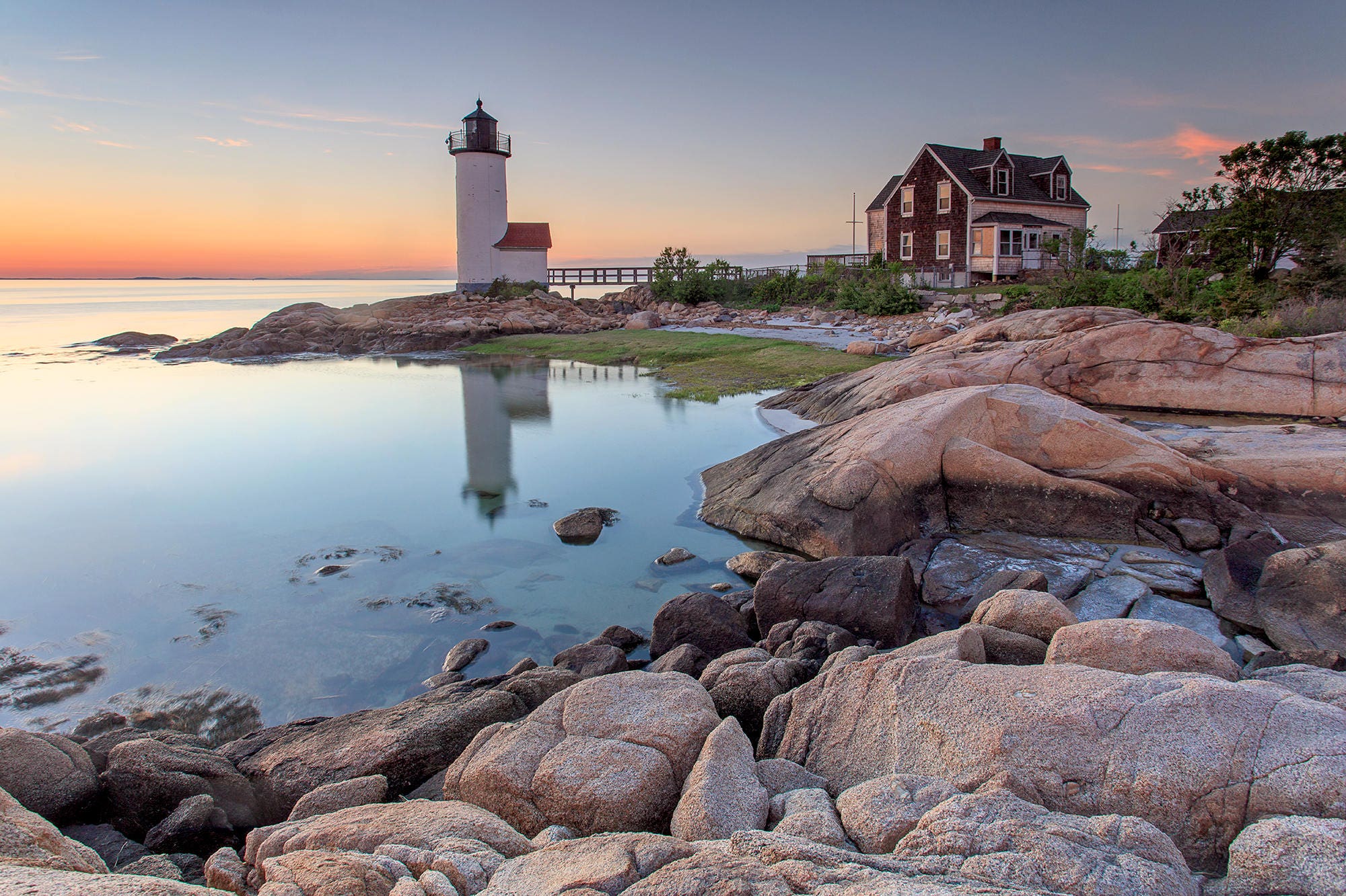 Lighthouse Photography Large New England Seascape Wall Decor