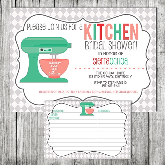 Kitchen Bridal Shower Invitation Printable File 5 X 7 And   Il 570xN.1116166933 2tq7 