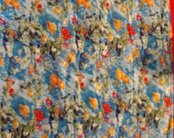 Baby quilt or lap blanket