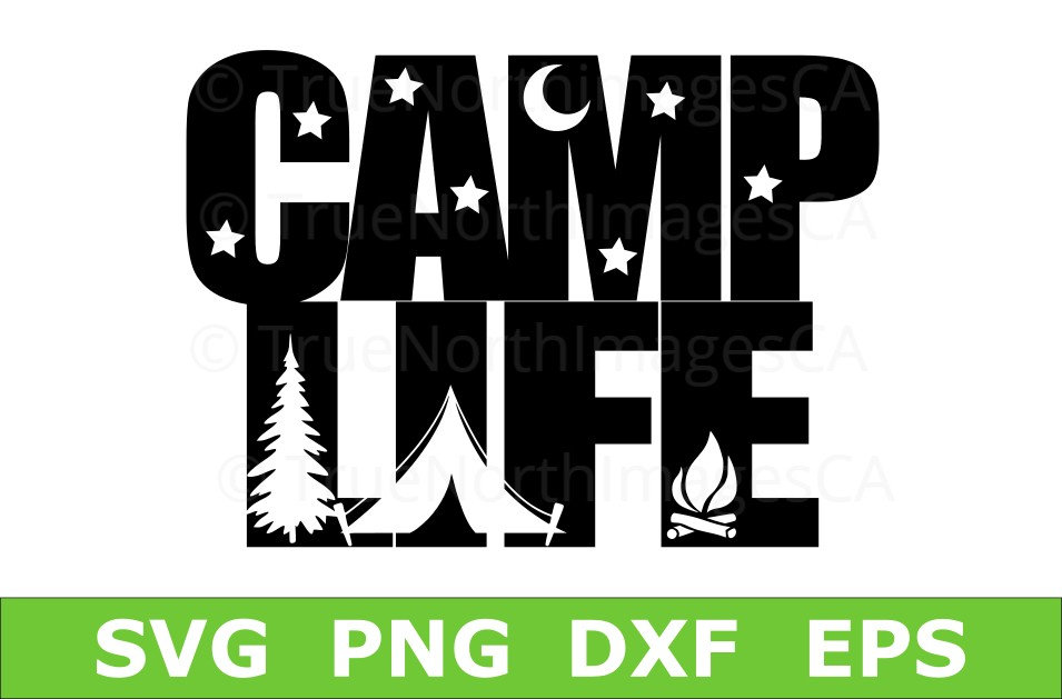 Camper SVG / Happy Camper SVG / Camping SVG / Camping Vector