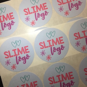  Slime  logo  stickers Etsy