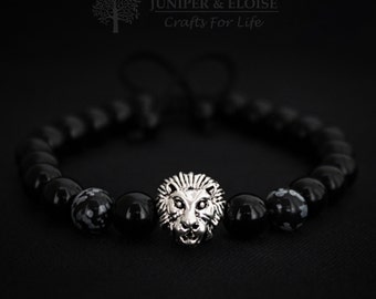 Lion Bracelet Men's Bracelet 925 Silver Lion Jewelry