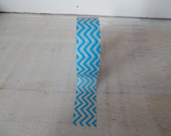 Turquoise Green Zig Zag Washi Tape - UK Seller Flat Rate Shipping