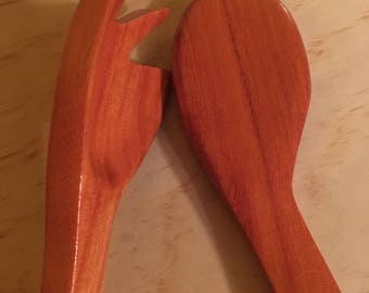 Salad Serving Set- Osage Orange