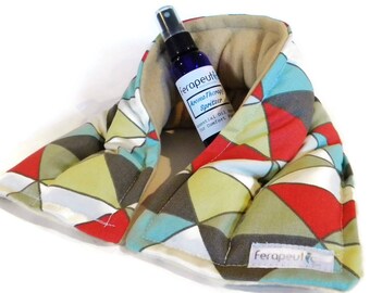 Microwave Heating Pad Hot Cold Therapy Pack Neck Wrap, Unscented or Herbal Aromatherapy heating pad, mom gift for her