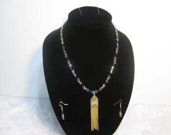 Handmade multicolor beads necklace set