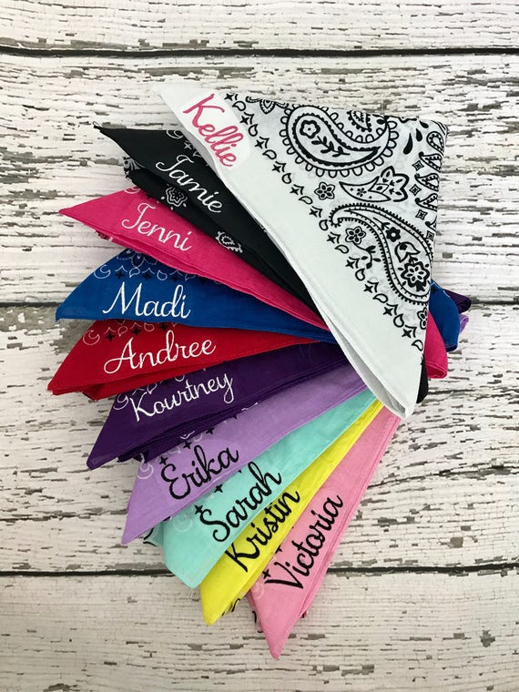 Personalized Bandana // Custom Bandana // Team Bandanas