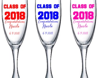 Graduation Champagne Flute