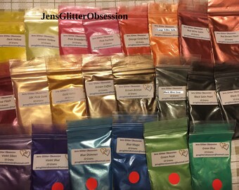Cosmetic mica pigments / Pearlescent/ cosmetic grade / nail art/makeup/ powder pigments for acrylic,gel,and crafts