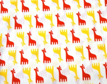 ON SALE Japanese fabric Giraffe print nc45