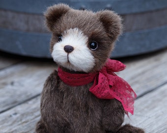 Artist collectible Teddy bear Bruno(OOAK)