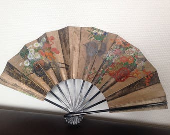 Very old hand painted fan